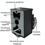Custodia antifurto per telecamera da caccia